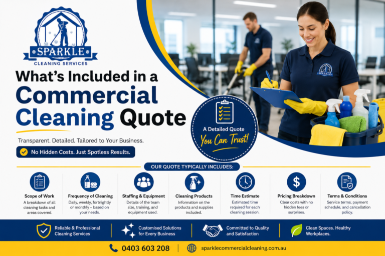 What's Included in a Commercial Cleaning Quote