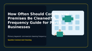 How Often Should Commercial Premises Be Cleaned? A Frequency Guide for Perth Businesses